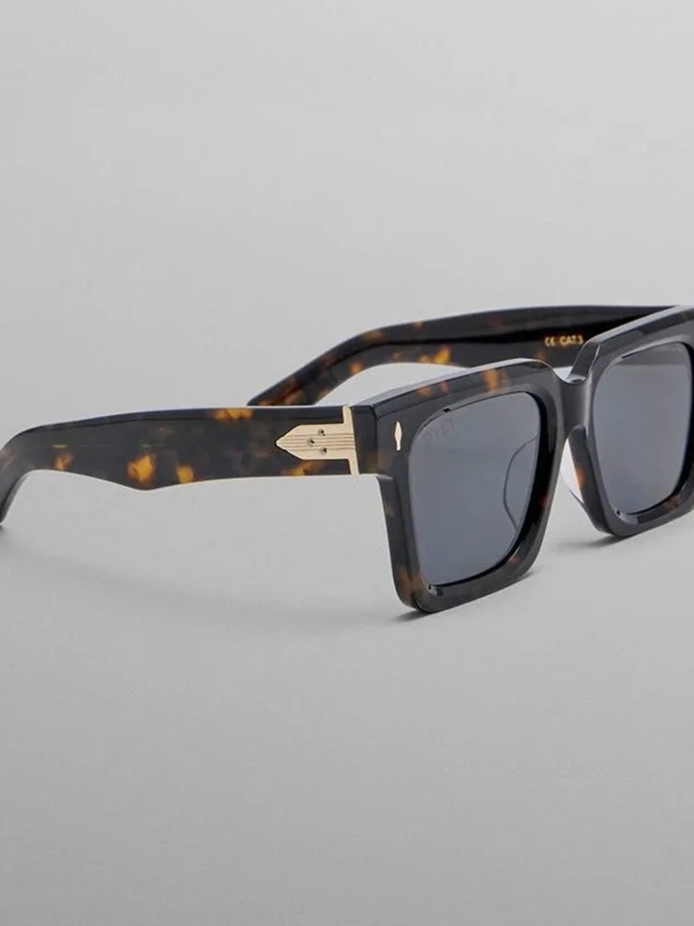 BYLT Basics Tortoiseshell Frame Sunglasses with Dark Gray Lenses